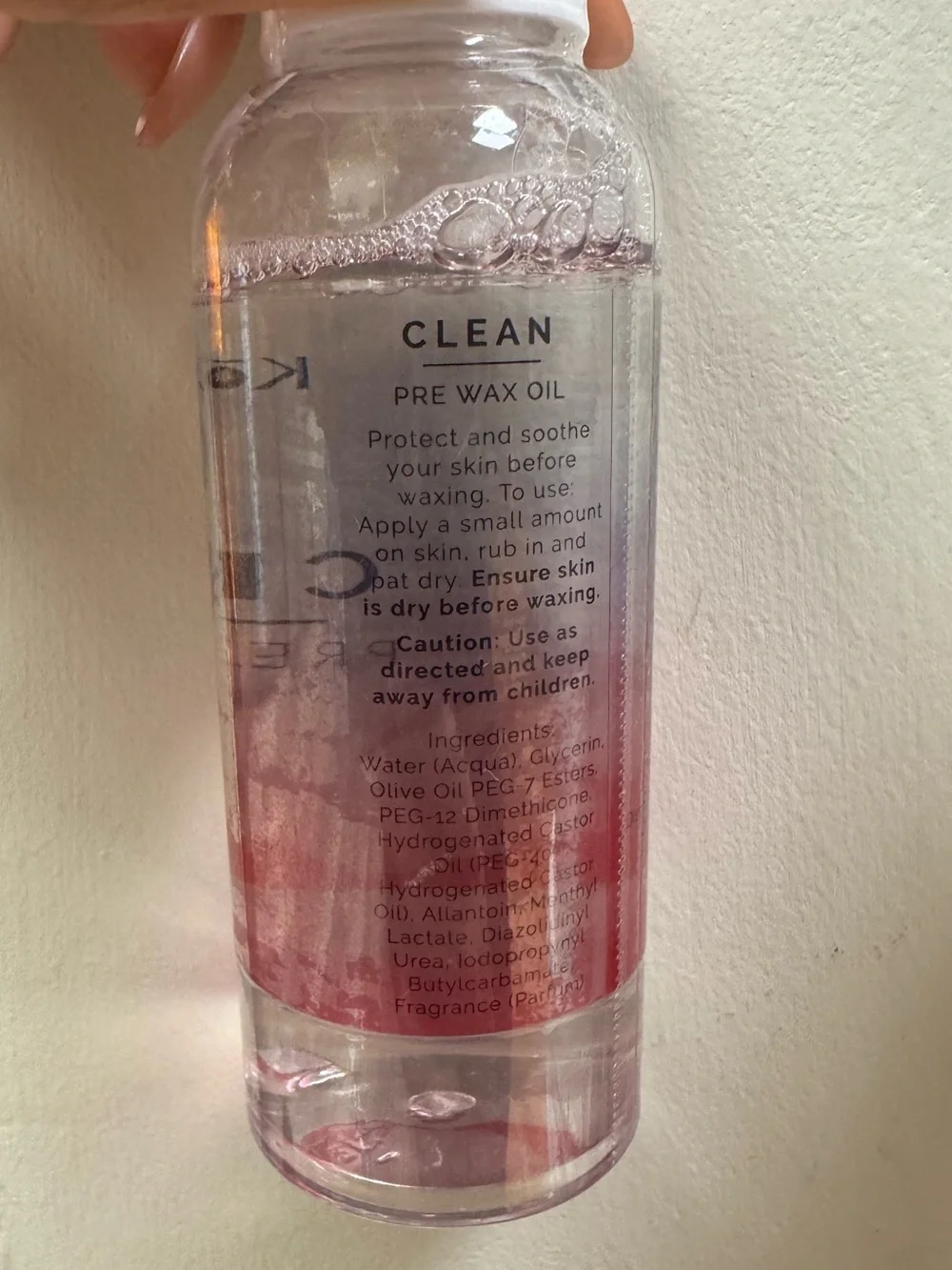 KoluaWax pre and post wax oil